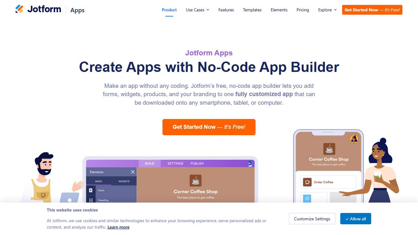 Jotform Apps: No-Code Mobile App Builder for 2026 | App Maker